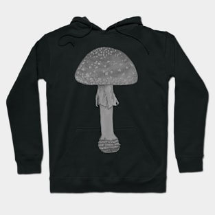 Black and white fly agaric Hoodie